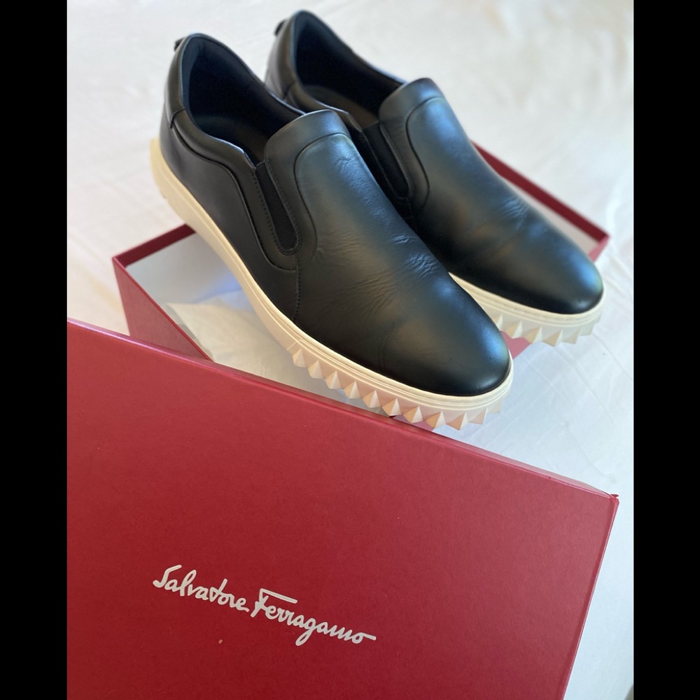 Salvatore Ferragamo Leather Loafers